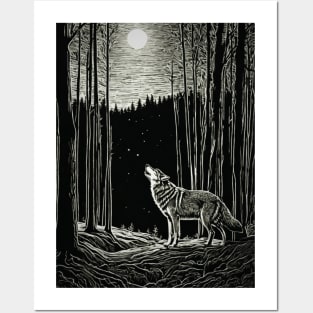 HOWLING WOLF Posters and Art